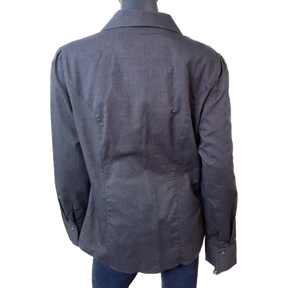 Cutter & Buck Vanderbilt Woman Button Up Black Shirt Size Large College Football - Picture 2 of 9